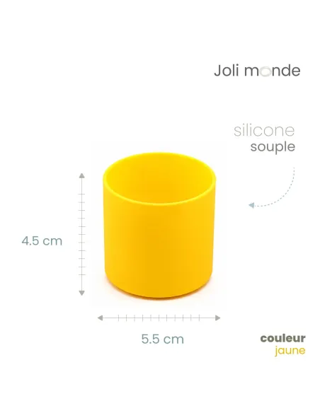 Base anti-choc silicone pour timbale et verre à boire - Joli Monde