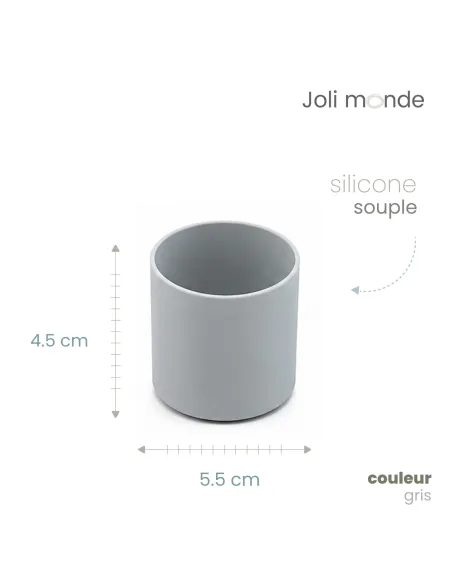 Base anti-choc silicone pour timbale et verre à boire - Joli Monde