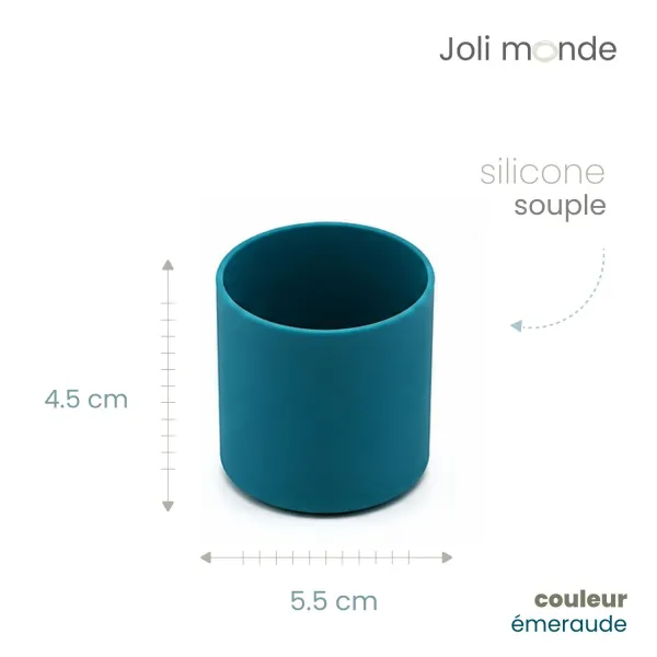 Base anti-choc silicone pour timbale et verre à boire - Joli Monde
