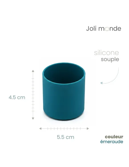Base anti-choc silicone pour timbale et verre à boire - Joli Monde