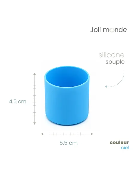 Base anti-choc silicone pour timbale et verre à boire - Joli Monde