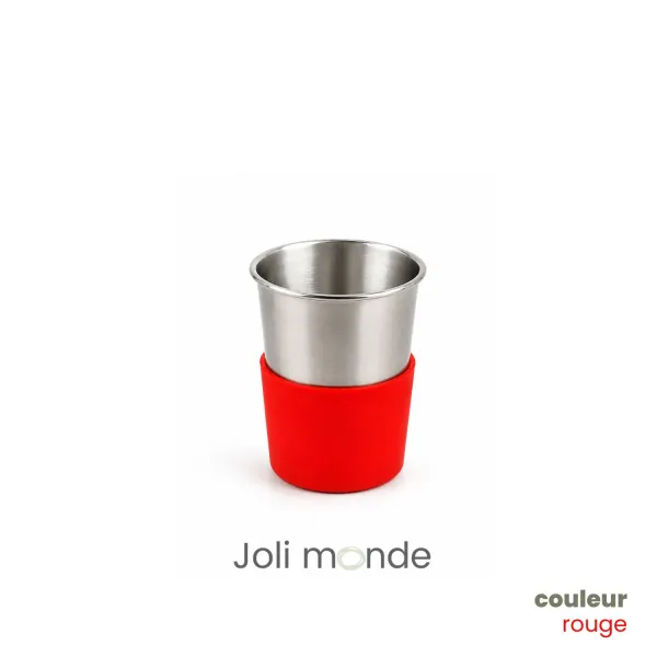 Base anti-choc silicone pour timbale et verre à boire - Joli Monde