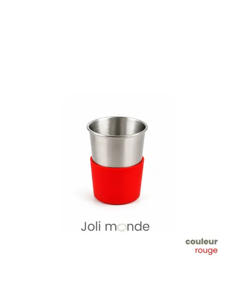Base anti-choc silicone pour timbale et verre à boire - Joli Monde