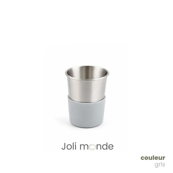 Base anti-choc silicone pour timbale et verre à boire - Joli Monde