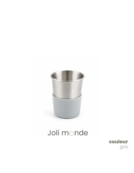Base anti-choc silicone pour timbale et verre à boire - Joli Monde