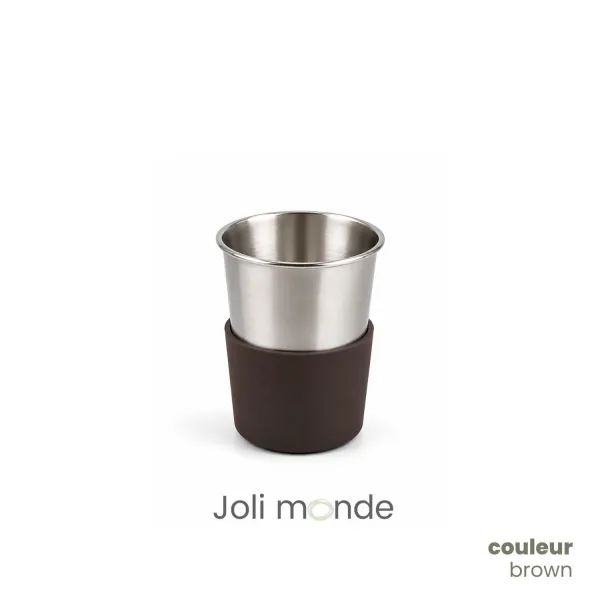 Base anti-choc silicone pour timbale et verre à boire - Joli Monde