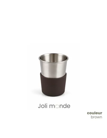 Base anti-choc silicone pour timbale et verre à boire - Joli Monde
